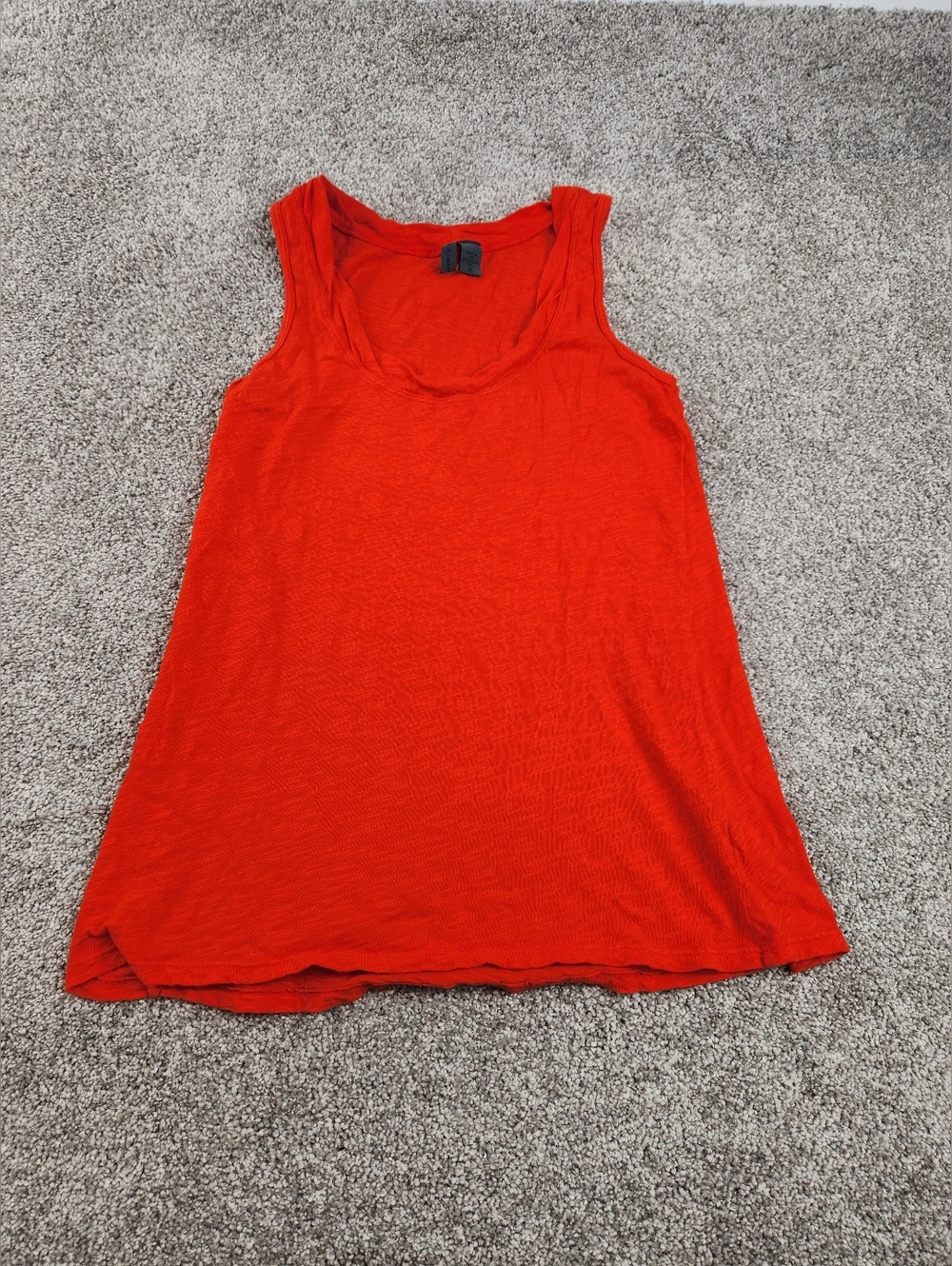 Anthropologie Left Of Center Tank Top Size XS Red Scoop Neck Casual Knit Basic